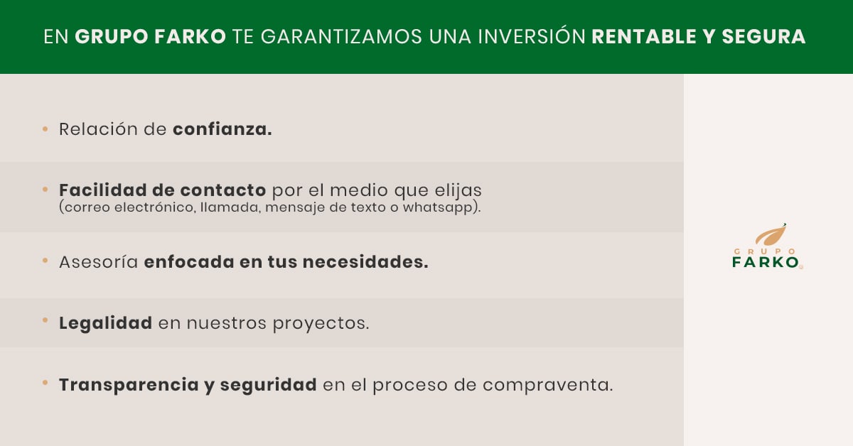 comprar terreno con grupo farko